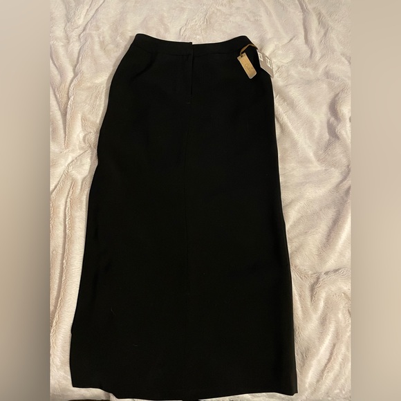 CALSON MIDI BLACK SKIRT - Picture 1 of 4